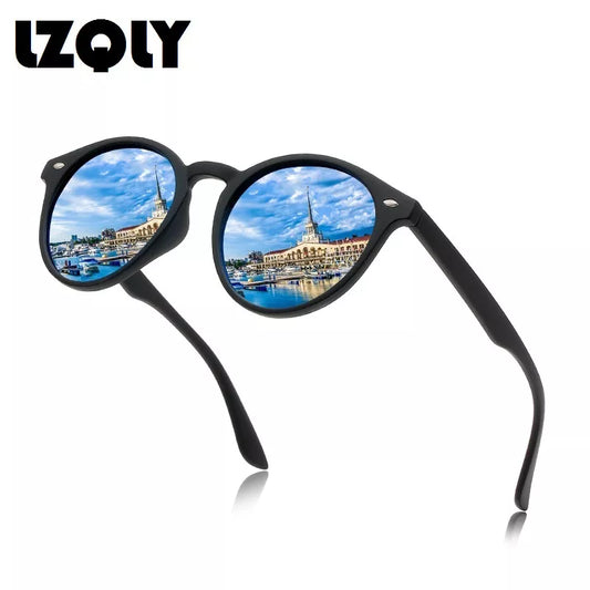 LZQLY Fashion Round Polarized Sunglasses